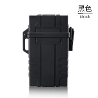 Перезаряжаемый USB-прикуриватель, портативный водонепроницаемый портсигар для улицы, большой емкости, новой емкости, 20 шт.