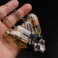 Лидер продаж газовая надувная ветрозащитная Зажигалка пластиковая прочная простая портативная уличная Зажигалка для сигарет подарок инструмент для мужчин