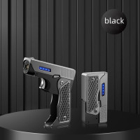 Уникальная ветрозащитная газоэлектрическая плазменная USB перезаряжаемая зажигалка подарок для мужчин Складная Бутановая Зажигалка для сигар