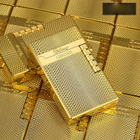 Металлическая полоса, Громкая зажигалка, необычная зеркальная зажигалка, креативное колесо, зеркальная квадратная зажигалка с открытым огнем