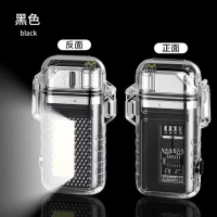 Новинка 2023, водонепроницаемая зажигалка с USB лентой-C, дуговая плазменная зажигалка с поворотом на 360 градусов, уличная ветрозащитная зажигалка для кемпинга и курения