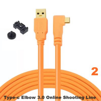 Кабель для онлайн-съемки с разъемом Type-c на USB 3,0, 3 м, 5 м, 8 м, кабель для передачи данных для камер Canon EOSR R5 R6, Fuji XT3, Nikon Z6Z7