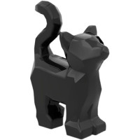 Строительные блоки, технические детали, животные, кошка, котенок, украшение сцены, 1 шт. MOC, совместимы с брендами игрушек для детей 13786