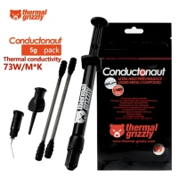 Термопроводящая жидкая металлическая термопроводящая силиконовая смазка, 73 Вт/мК ЦП/ГПУ, 1 г