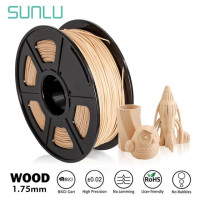 Нить PLA и wood для 3D-принтера, 1,75 мм, 1 кг, 0,4 мм