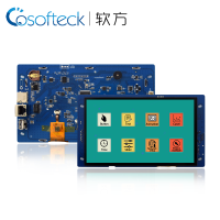 Cosofteck-C070AL 7 дюймов 1024*600/800*480 smart hmi промышленный сенсорный все в одном экране Modbus rtu tcp iot планшет MQTT RS232 RS485