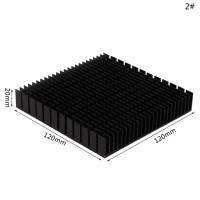 120 мм/150 мм нагревательная панель радиатор алюминиевый радиатор ЦП усилитель мощности радиатор