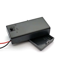 Блок питания 9 В, черный держатель батареи 9 В с переключателем ВКЛ/ВЫКЛ