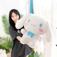 Аниме Sanrio Kawaii Cinnamoroll, плюшевые игрушки, подушка, фигурка, Мягкое Животное, комфортная Мягкая кукла, детские игрушки, рождественский подарок