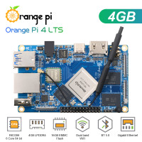 Orange Pi 4 LTS 4 Гб LPDDR4 + 16 Гб EMMC Rockchip RK3399, поддержка Wi-Fi + BT5.0,Gigabit Ethernet, запуск Android,Ubuntu,Debian OS