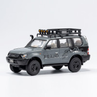 Модель автомобиля из сплава под давлением GCD 1:64 Toyota Land Cruiser Prado 90