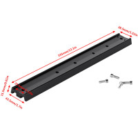 Аксессуары для астрономического телескопа, Высококачественная пластина для Ласточкина хвоста Vixen 8/13 дюйма, черная Монтажная пластина, зажим, подставка для видоискателя