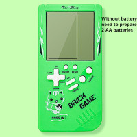 Пазл, ретро игровая консоль, мини портативные игровые плееры, Классические кирпичные игры, ностальгические игрушки для детей, подарки для детей