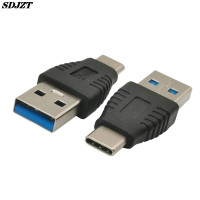 Переходник с Type C на USB 3,0, переходник с USB «папа» на Type-C «папа», кабель для зарядки и синхронизации данных, конвертер USB 3.1 Type C