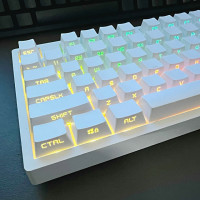 131 ключ Keycap белый черный розовый боковой Выгравированная лампа передающий Keycap OEM PBT градиент инфекции механическая клавиатура Keycap