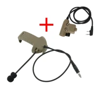 Новинка 2023, тактическая гарнитура, электронные наушники для стрельбы, адаптер, комплект внешнего микрофона для электронных наушников Walker's Razor