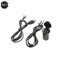 Автомобильный стерео-кабель USB/AUX, комплект USB-кабелей для Peugeot 206 207 307 308 407 408 508 607 для Citroen C3 C4 C5 C6 ForRD43 RD45