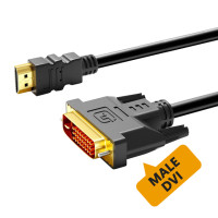 4K HD DVI 24 + 1 Конверсионный кабель для подключения к компьютерному дисплею видеокабель для ноутбука проектор DVI в HDMI-совместимый конвертор