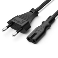 Кабель питания европейского стандарта 2pin IEC320 C7, удлинитель питания для Dell, зарядное устройство для ноутбука, Canon, Epson, принтер, радио, динамик PS4, XBOX One S