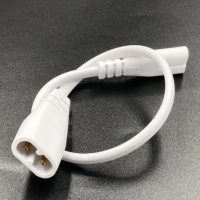 Штекер IEC 60320 C8 к гнезду C7 штекер-гнездо удлинитель Главный кабель адаптера 0,3 м белый цвет