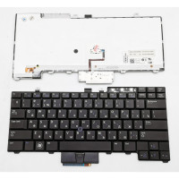 Русская английская клавиатура для Dell Latitude E6410 E6400 E6500 E6510, черная с подсветкой