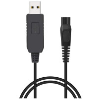 Зарядное устройство для бритвы, 15 В, зарядный USB-кабель, шнур питания для Norelco Oneblade QP6520 QP6510