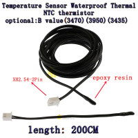 1 шт. NTC термистор 200 см B3950 3470 3435 1% 5K 10K 15K 20K 50K 100K водонепроницаемый цифровой датчик температуры зонд тепловой кабель