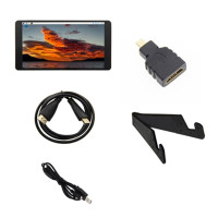 Новый 5,5 дюймовый 1080P AMOLED IPS ЖК-Дисплей HDMI-совместимый USB монитор емкостный сенсорный для Raspberry Pi 4B 3B + 3B Замена