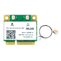 1200 Мбит/с Bluetooth-совместимая 4,2 Mini PCI-E Wi-Fi карта AC7265 Беспроводная 7265 802.11ac 2,4G 5 ГГц для ноутбука 7260HMW