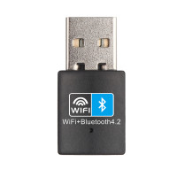 Мини USB WiFi адаптер 2,4G Wifi 150M RTL8723 сетевая карта USB2.0 Bluetooth-compatible4.2 WiFi приемник для настольного ПК