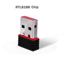 Беспроводная USB-карта 2,4G, 150 Мбит/с, USB Wi-Fi адаптер 802.11N MT7601 Chip RTL8188 для компьютера, настольного ПК, ноутбука