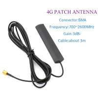 Wi-Fi антенна 4G GSM патч 700-2600 МГц SMA Штекерный разъем 3-метровый Удлинительный кабель для автомобильного маршрутизатора усилителя сигнала