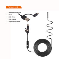 Эндоскопическая камера AN100, 5,5 мм, 3 в 1, Tpye-c Micro USB c