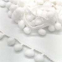 2 ярда, Мерцающая лента с шариками, мини жемчужный помпон, женское шитье, кружевная трикотажная ткань, аксессуары