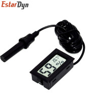 Удобный комнатный датчик температуры и влажности, миниатюрный термометр с цифровым ЖК-дисплеем, гигрометр