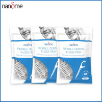 [код:NX6000P55] Nandme Зубная нить для ухода за полостью рта Flosser Picks Supplement Toothpicks Tooth Cleaning Interdental Brush NF88-R108 Пакеты 108шт