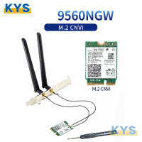 Беспроводной приемник Bluetooth 5,0 для Intel 9560NGW, двухдиапазонный 2,4g/5 ГГц 802.11ac M.2 Cnvi 9560AC Wi-Fi антенный рецептор