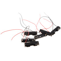 6 шт., пластиковые держатели для батарей AAA 1,5 в