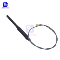 Антенна Wi-Fi diymore 2,4 ГГц, 3DBI UFL, разъем IPEX, латунная Внутренняя антенна, длина кабеля 23 см, 1,13 стандарт