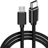 Кабель-адаптер USB Type-C на Micro USB 5A для быстрой зарядки, 100 Вт