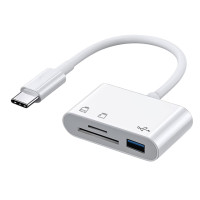 3 в 1, USB Type C кардридер для SD TF карт