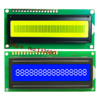 1 шт., модуль ЖК-дисплея 16X1 1601, 16*1 символ, желтый, зеленый и синий, 5 В, 80*36 мм HD44780