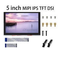 5,0 "5,0 дюймов 800*480 MIPI IPS TFT DSI многосенсорная емкостная сенсорная панель ЖК-модуль дисплей экран монитора для Raspberry Pi