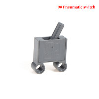 Кубики MOC технические детали, Пневматический воздушный насос маленький (6л) V2 с усиленным цилиндром 19476 19482 19475, совместимый с блоками 8800