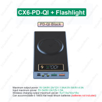 Аккумулятор 6*18650, внешний аккумулятор для самостоятельной сборки, зарядное устройство, контейнер для хранения с двумя USB-портами типа C, держатель аккумулятора PD QC3.0, быстрая зарядка для смартфонов