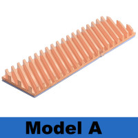 Медный радиатор для M.2 SSD 2280 PCI-E NVME NGFF M2 с тепловой подушкой, компьютерный охладитель, радиатор для ПК, ноутбука, радиатор для ноутбука