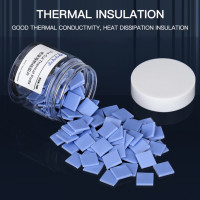 100 шт. Теплопроводящая термопрокладка, быстрое рассеивание тепла, 12x12x1,5 мм, проводящая силиконовая прокладка, термопрокладки для ремонта процессора GPU