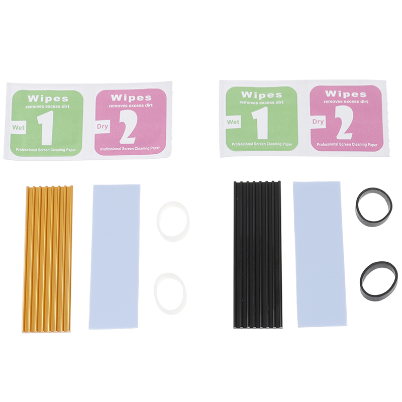 1 Set Pure Aluminum Cooling Heatsink And Thermal Pad For N80 NVME M.2 NGFF 2280 PCI-E SSD