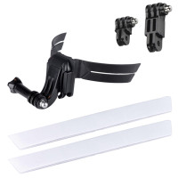 Подставка под подбородок для мотоциклетного шлема, держатель для GoPro Hero 7 8 9 10 11, черный держатель на все лицо для экшн-камеры Yi DJI, аксессуары