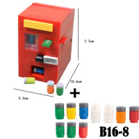 Семейный сейф, строительные блоки, уличная витрина, машина для напитков и денег, диспенсер для наличных, мебель для супермаркета, кирпичи, игрушки